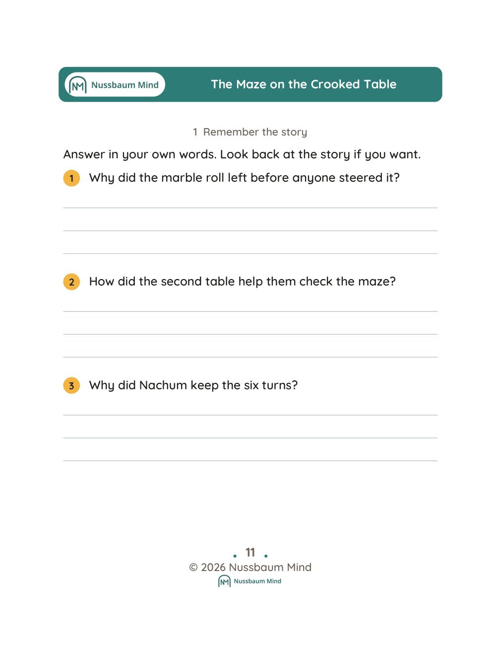 The Maze on the Crooked Table complete book page 12