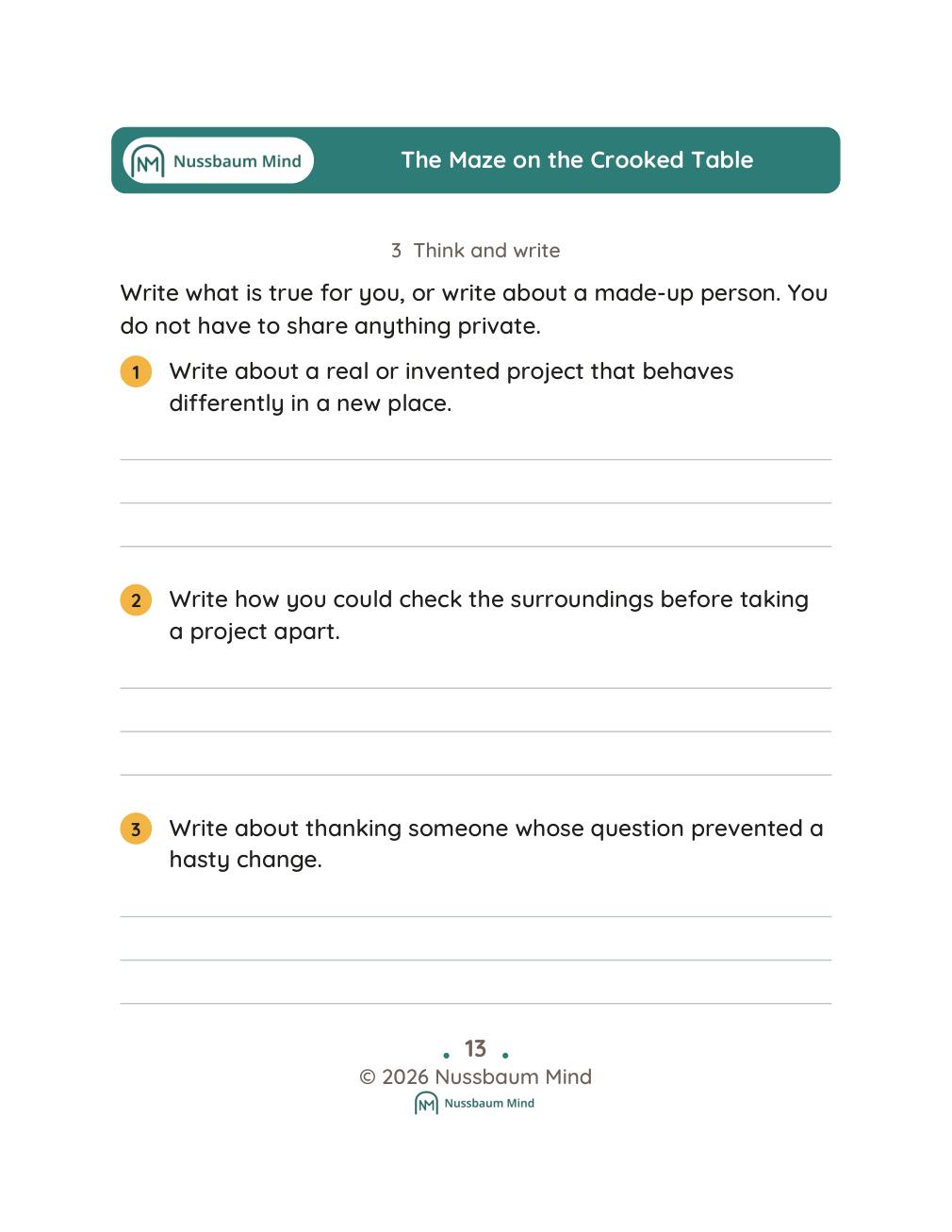 The Maze on the Crooked Table complete book page 14